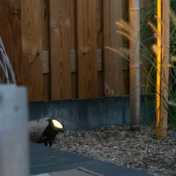 Qazqa tuinspots basic zwart gu10