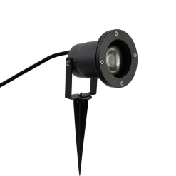 Qazqa tuinspots basic zwart gu10