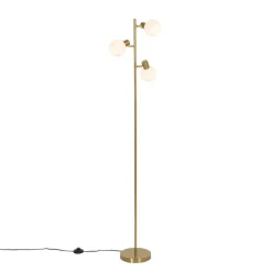 Qazqa vloerlampen anouk goudkleurig e14