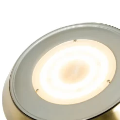 Qazqa vloerlampen fez bruin geïntegreerde led