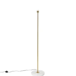 Qazqa vloerlampen kaso goudkleurig e27