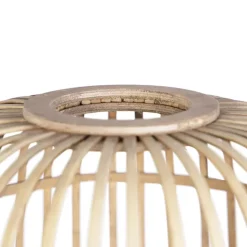 Qazqa vloerlampen manila beige e27