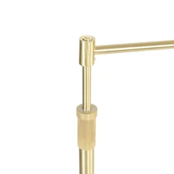 Qazqa vloerlampen notia goudkleurig geïntegreerde led