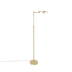 Qazqa vloerlampen notia goudkleurig geïntegreerde led