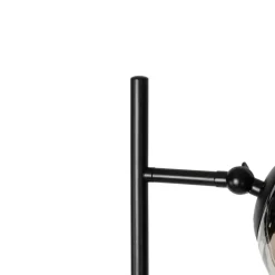 Qazqa vloerlampen pallon zilverkleurig e14