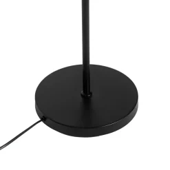 Qazqa vloerlampen pallon zilverkleurig e14