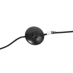 Qazqa vloerlampen qara beige e27