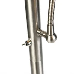 Qazqa vloerlampen retro grijs e27