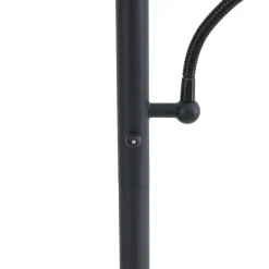 Qazqa vloerlampen retro wit e27