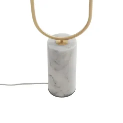 Qazqa vloerlampen rid goudkleurig e27