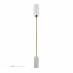 Qazqa vloerlampen rid goudkleurig e27