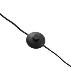 Qazqa vloerlampen rid zwart e27