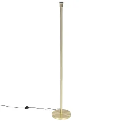 Qazqa vloerlampen simplo goudkleurig e27