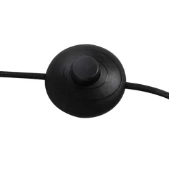 Qazqa vloerlampen sixties zwart e14