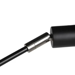 Qazqa vloerlampen sixties fl zwart e14