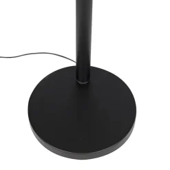 Qazqa vloerlampen sixties fl zwart e14