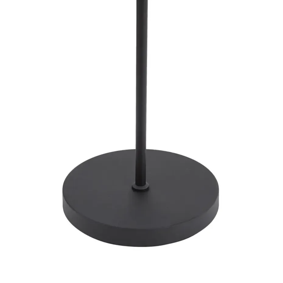 Qazqa vloerlampen statler zwart geïntegreerde led