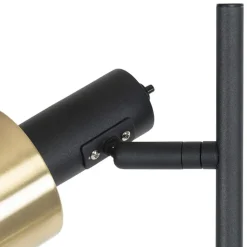 Qazqa vloerlampen stijn goudkleurig e27