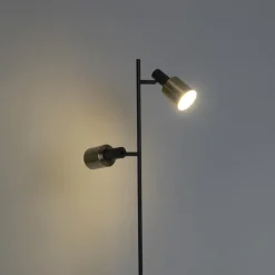 Qazqa vloerlampen stijn goudkleurig e27