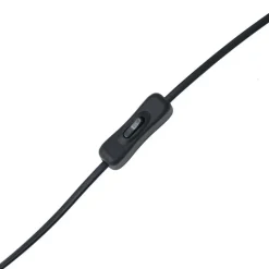 Qazqa vloerlampen stojan zwart e27