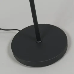 Qazqa vloerlampen trax zwart geïntegreerde led