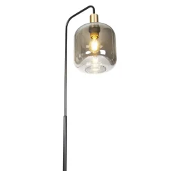 Qazqa vloerlampen zuzanna grijs e27