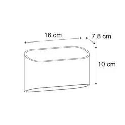 Qazqa wandlampen alone zwart g9