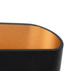 Qazqa wandlampen alone zwart g9