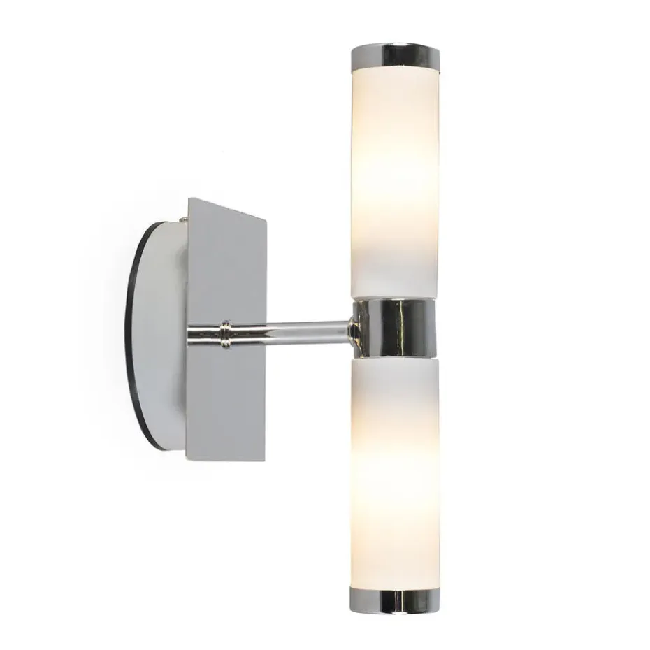 Qazqa wandlampen bath zilverkleurig g9