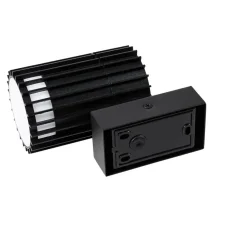 Qazqa wandlampen buiten boris zwart gu10