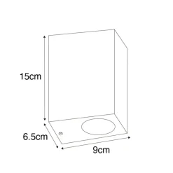 Qazqa wandlampen buiten baleno goudkleurig gu10