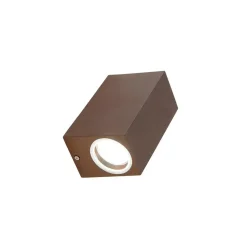 Qazqa wandlampen buiten baleno bronskleurig gu10