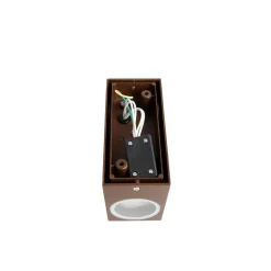 Qazqa wandlampen buiten baleno bronskleurig gu10