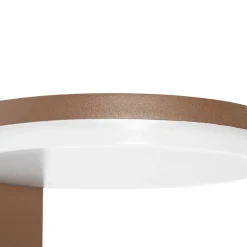 Qazqa wandlampen buiten esmee bronskleurig geïntegreerde led