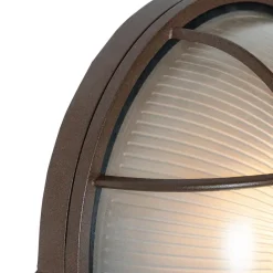 Qazqa wandlampen buiten hanneke bronskleurig e27