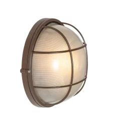 Qazqa wandlampen buiten hanneke bronskleurig e27