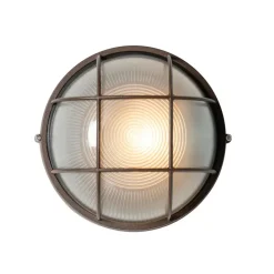 Qazqa wandlampen buiten hanneke bronskleurig e27