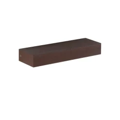 Qazqa wandlampen buiten hannah bronskleurig geïntegreerde led