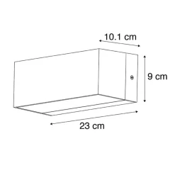 Qazqa wandlampen buiten houks zwart e27