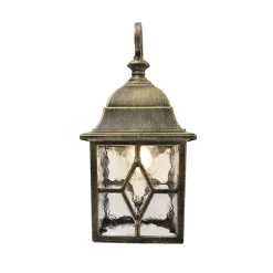 Qazqa wandlampen buiten london bruin e27