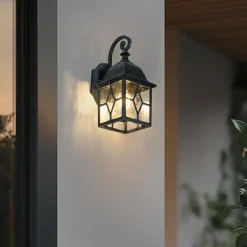 Qazqa wandlampen buiten london groen e27