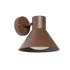 Qazqa wandlampen buiten natas bronskleurig e27