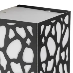 Qazqa wandlampen buiten nicole zwart e27