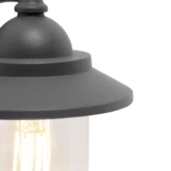 Qazqa wandlampen buiten oxford grijs e27