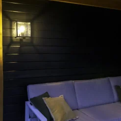 Qazqa wandlampen buiten rotterdam zwart e27