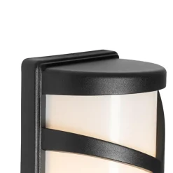 Qazqa wandlampen buiten suzie zwart e27