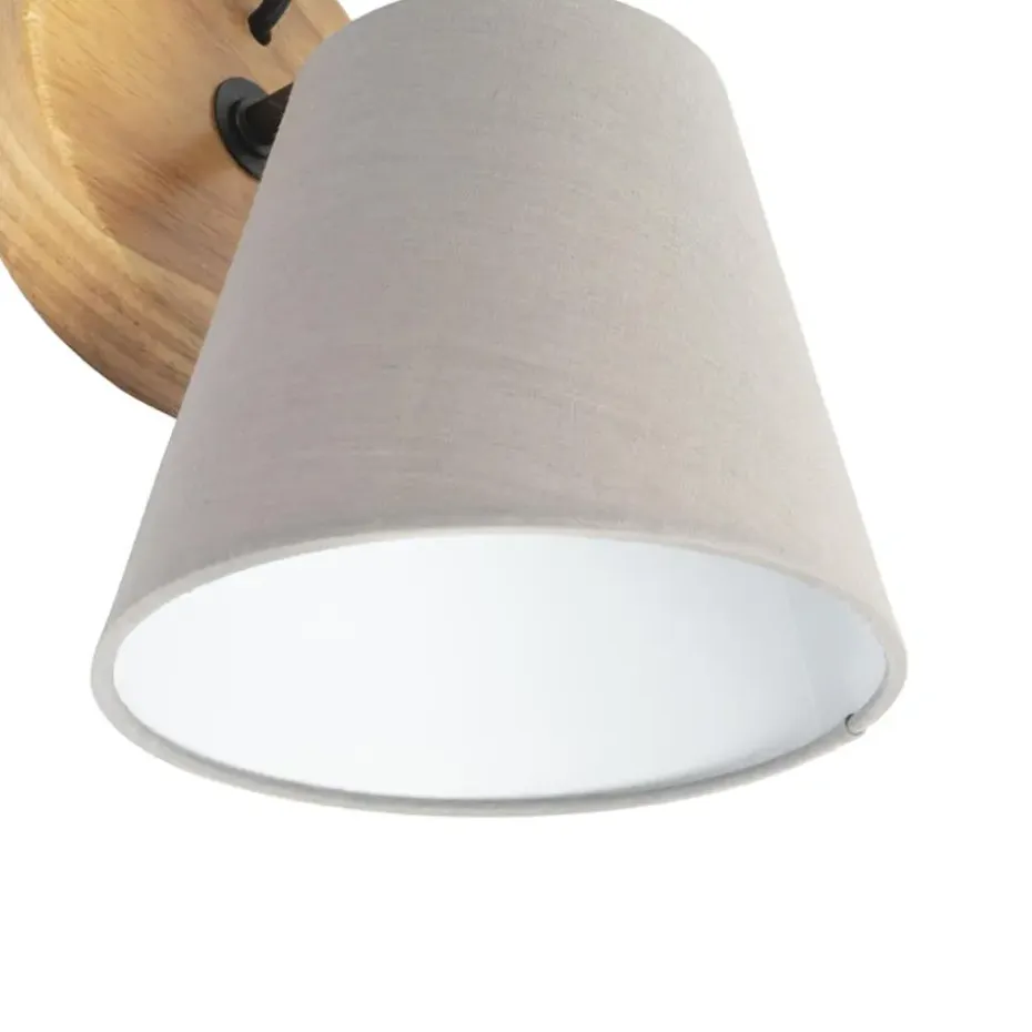 Qazqa wandlampen cupy grijs e14