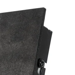 Qazqa wandlampen fotu zwart e27