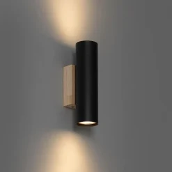 Qazqa wandlampen jeana crème gu10