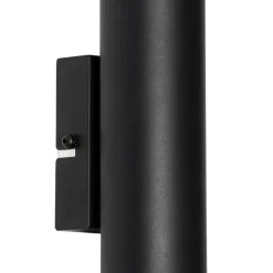 Qazqa wandlampen jeana zwart gu10